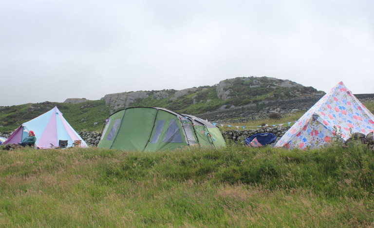 Camping at Cae Du