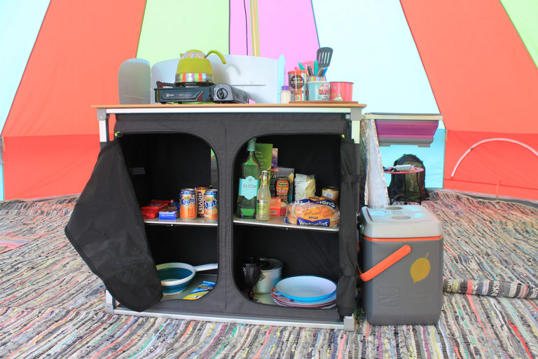 Outwell Padres XL Bamboo Camp Kitchen Unit