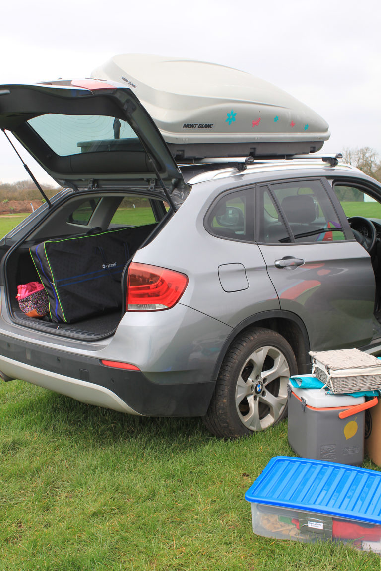 OUtwell Padres XL Bamboo Camp Kitchen packed in the boot of my car