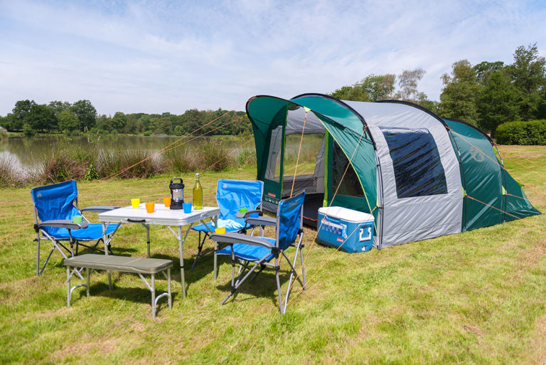 Rocky Mountain 5 Plus family tent outside