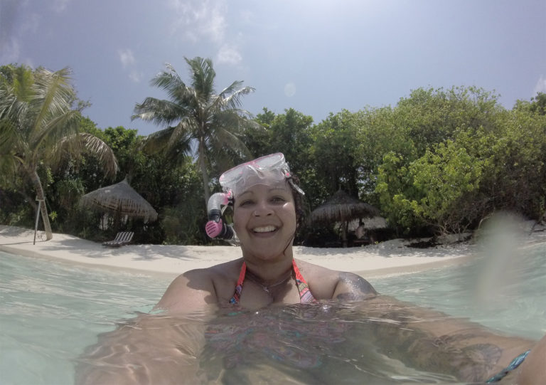 Shell Robshaw-Bryan Snorkelling in the Maldives, Coco Palm Dhuni Kolhu