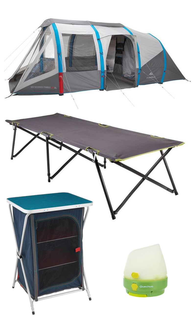 decathlon inflatable camp bed