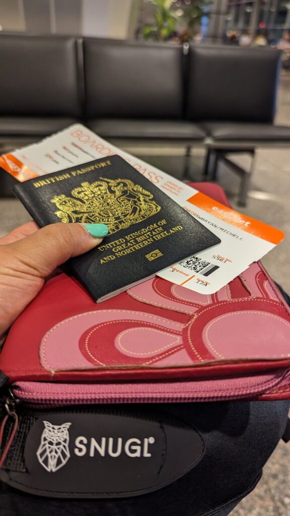 Passport travel photo