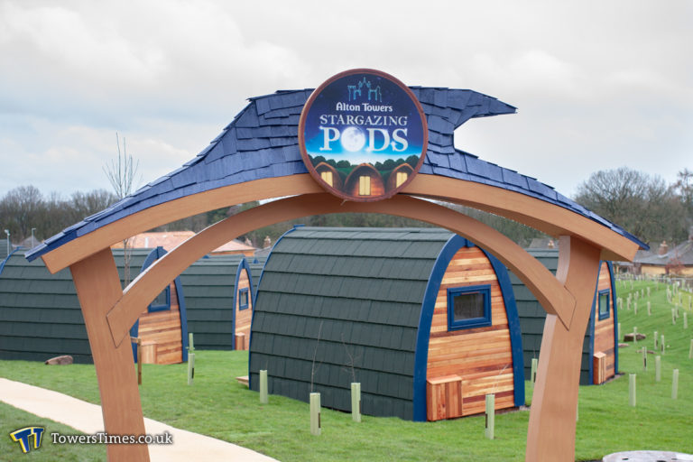 alton towers glamping pods