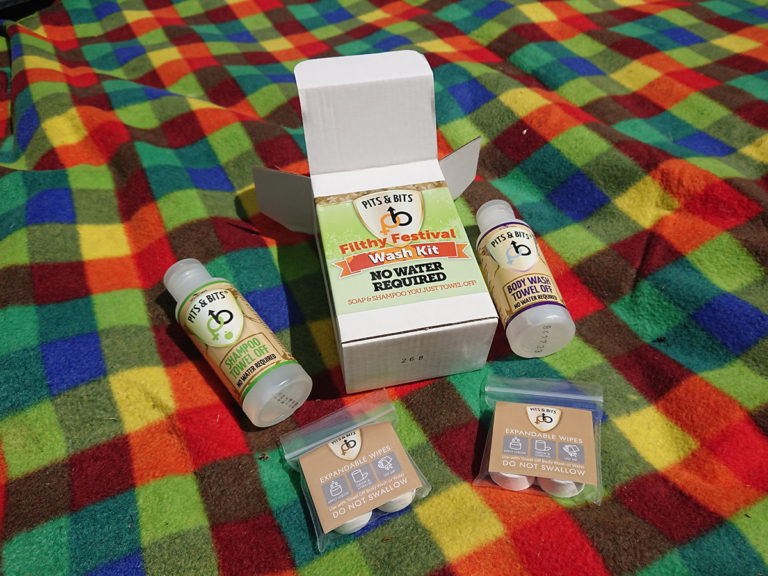 Pack A Pits & Bits Festival Wash Kit