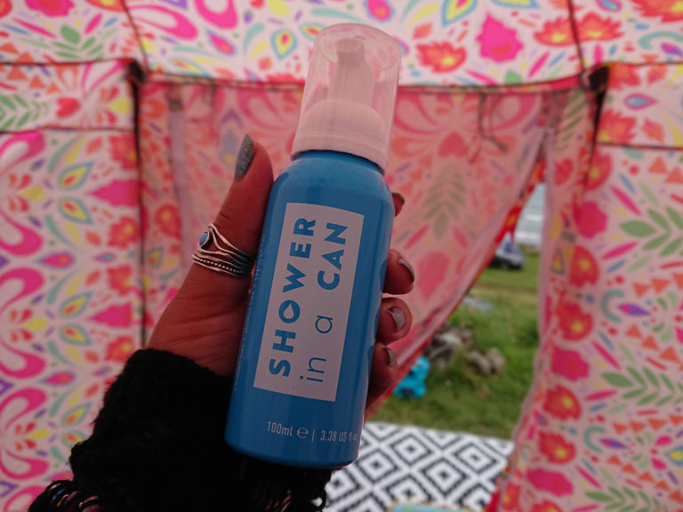 Shower in a can
