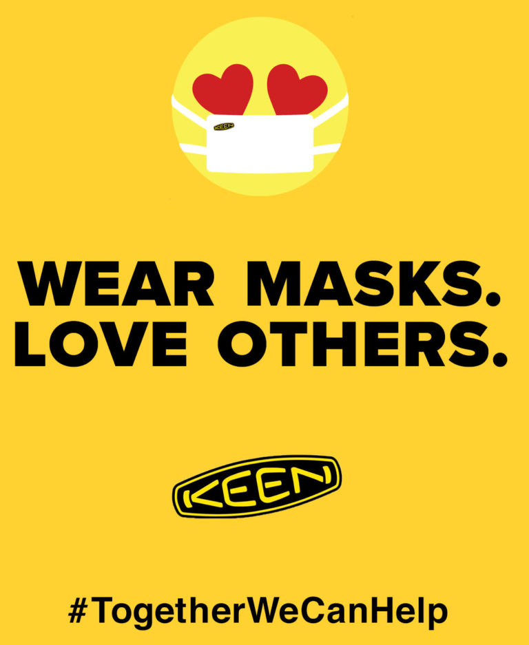 KEEN face masks