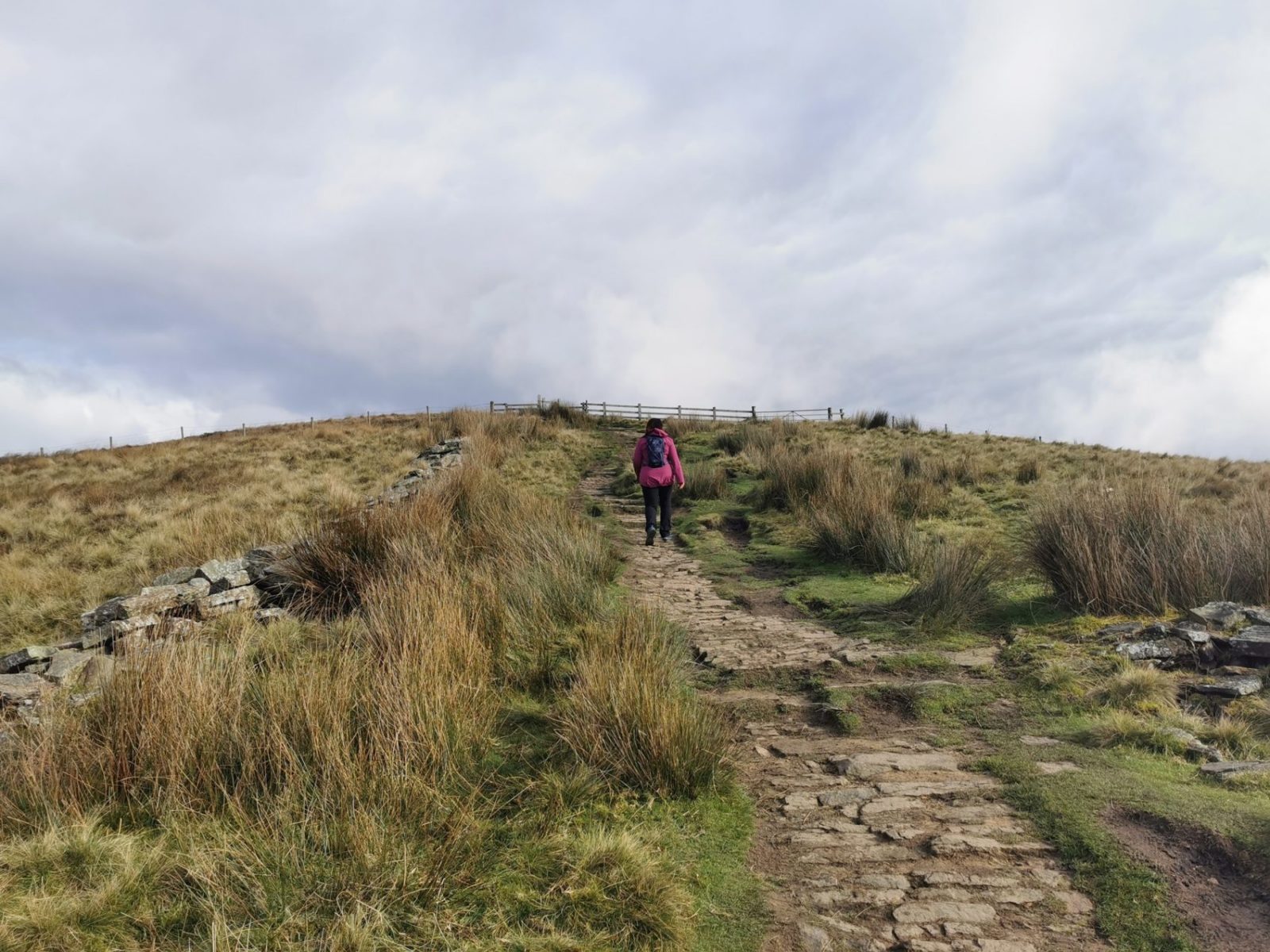 Heading up towards Great Hill
