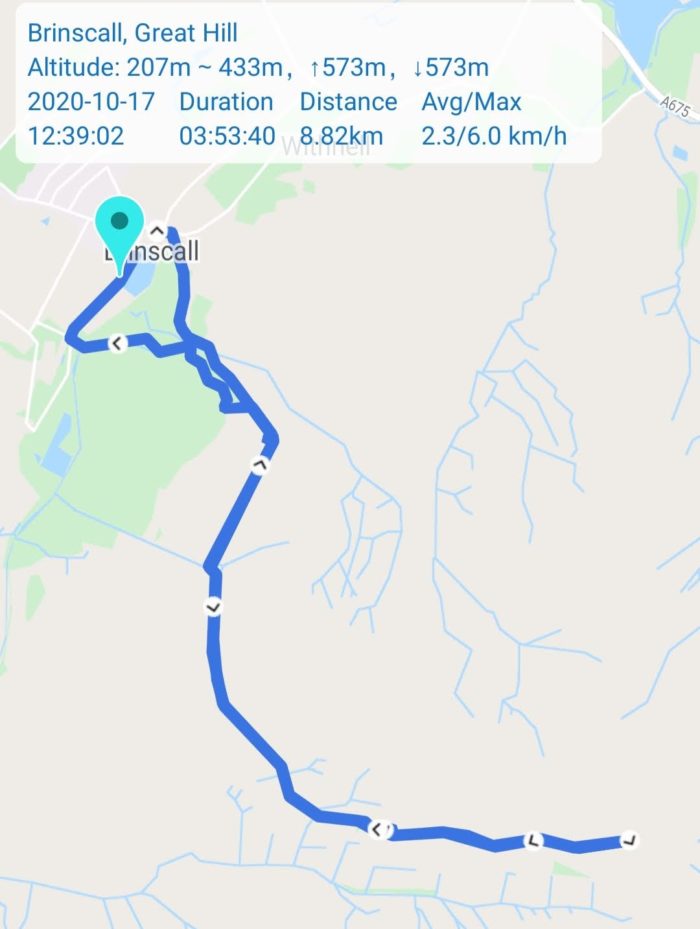 Great Hill Brinscall walk