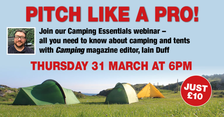 CAMPING NEWS | Pitch Like A Pro – First Ever Live Camping Essentials Webinar