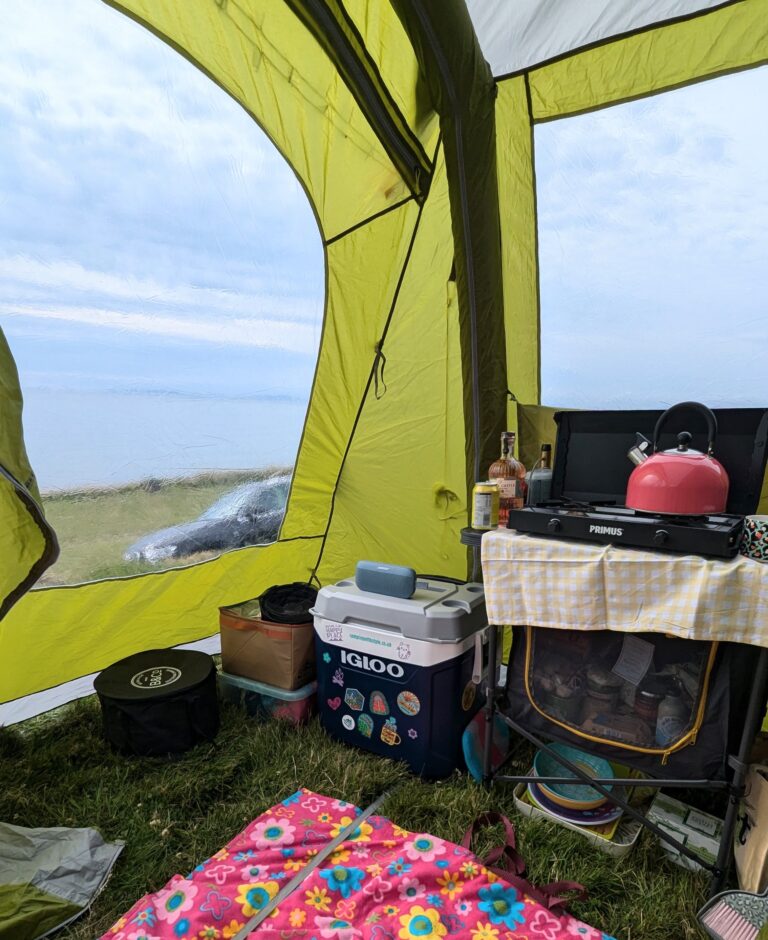 Camping gear a camping blogger uses