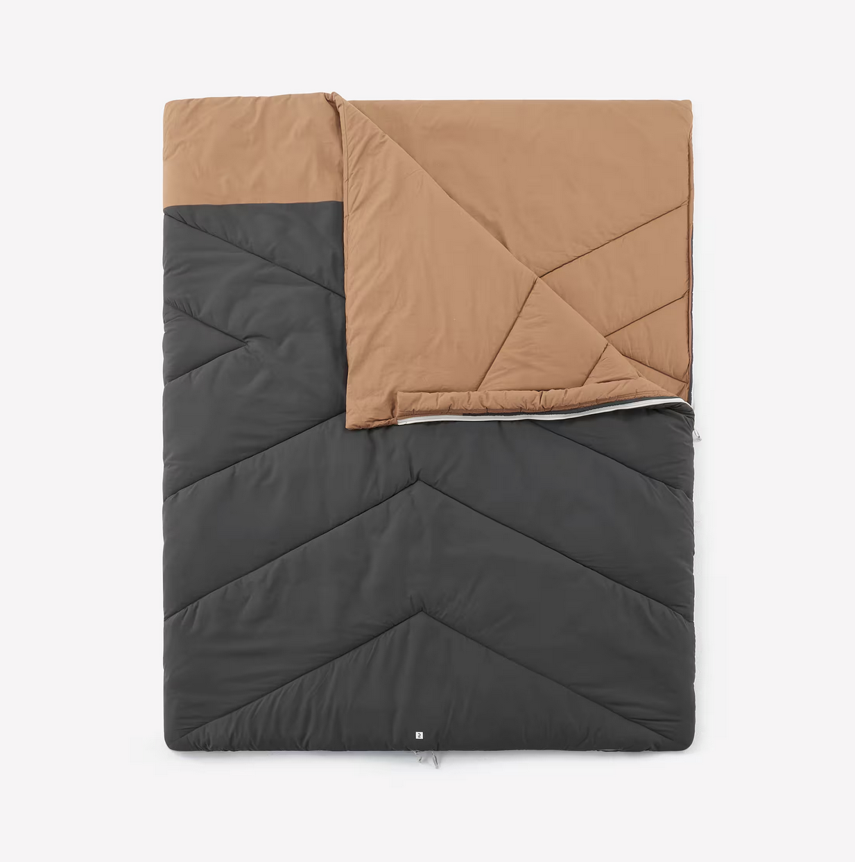 Quechua Two-person camping 10°C cotton sleeping bag 