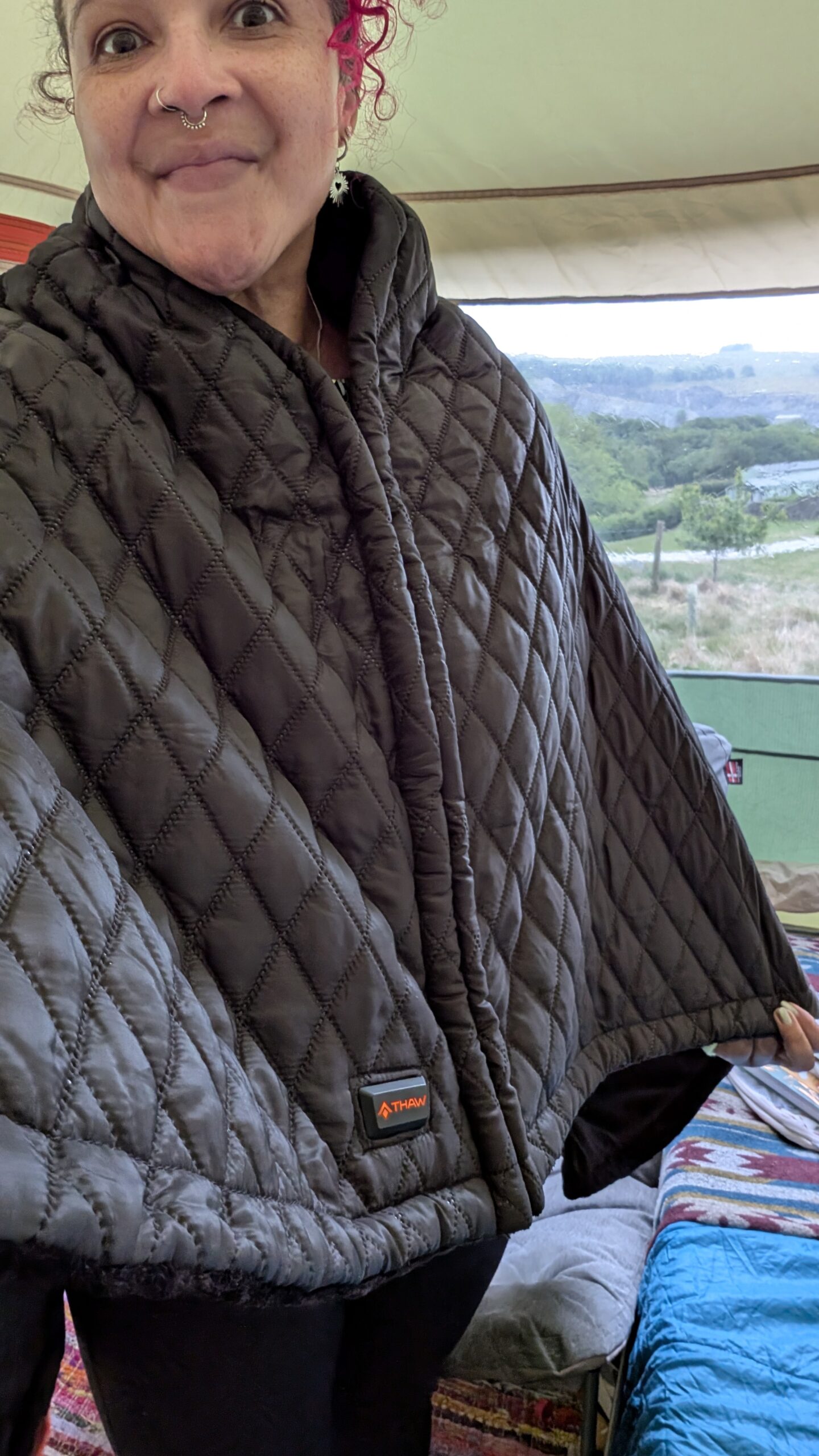 THAW™ Gear Rechargeable Heated Wrap For Cosy Camping
