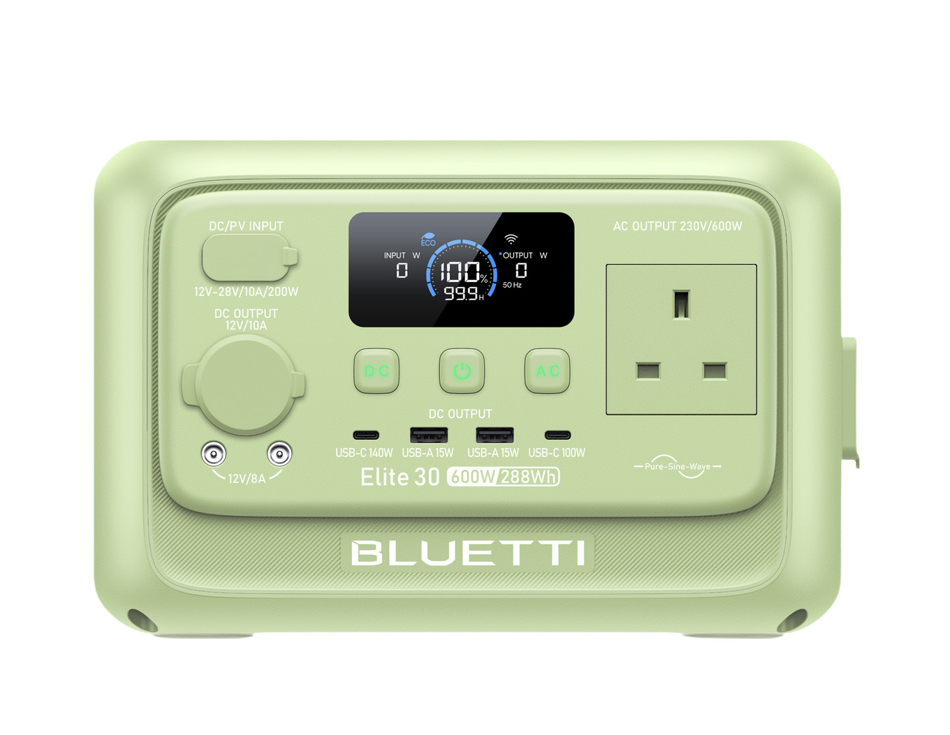 BLUETTI Elite 30 V2 288Wh 600W Portable Power Station