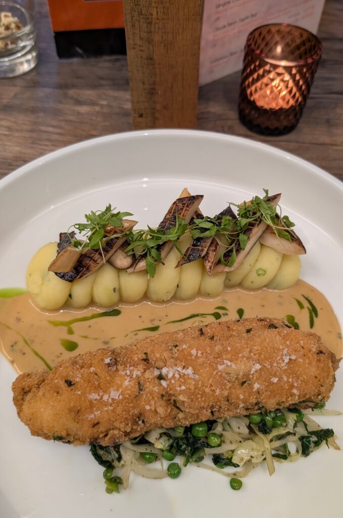 Food at Base restaurant ulverston