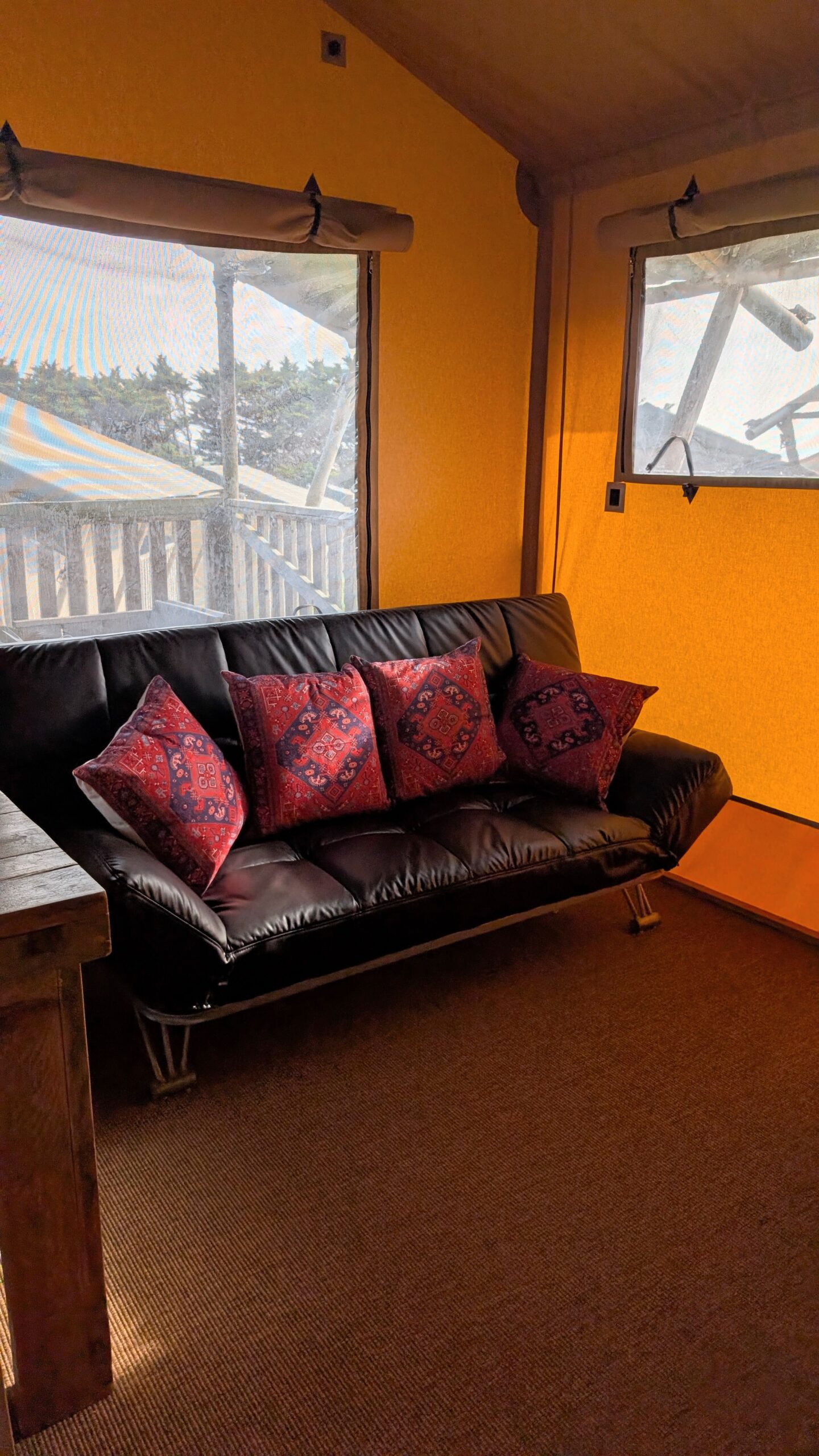 Croyde safari tent glamping review Devon 