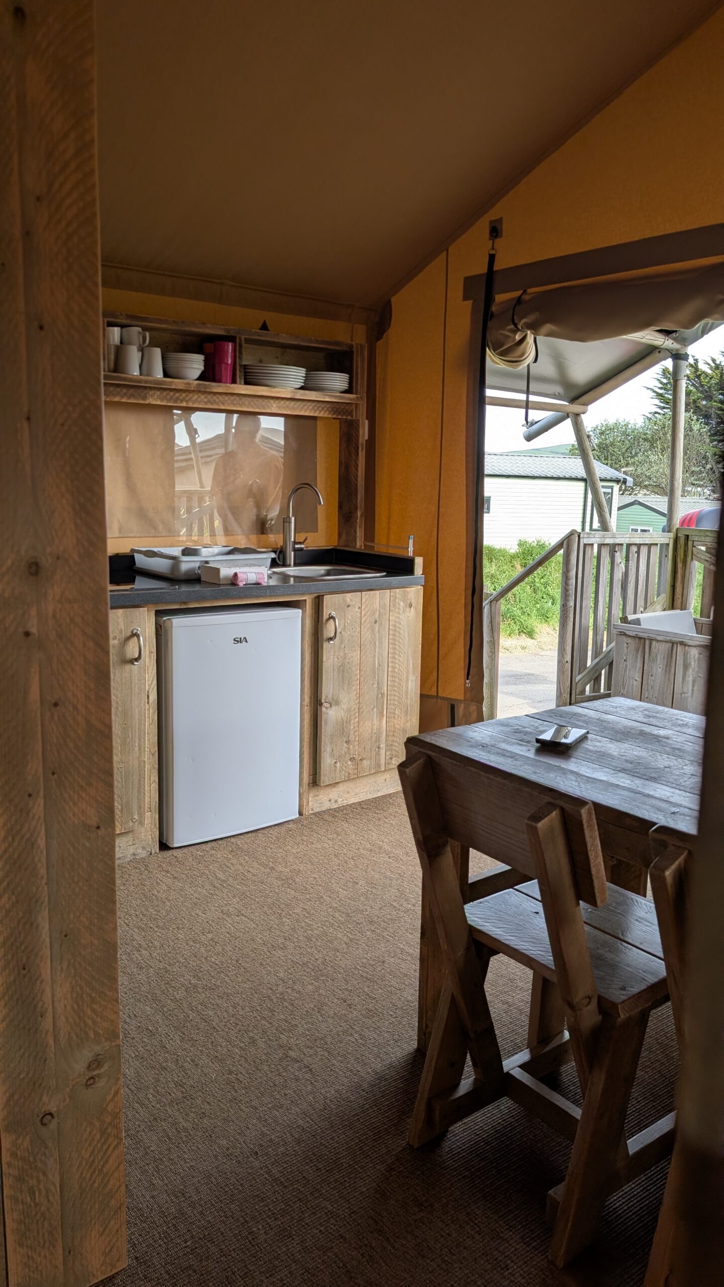 Croyde safari tent glamping review Devon 