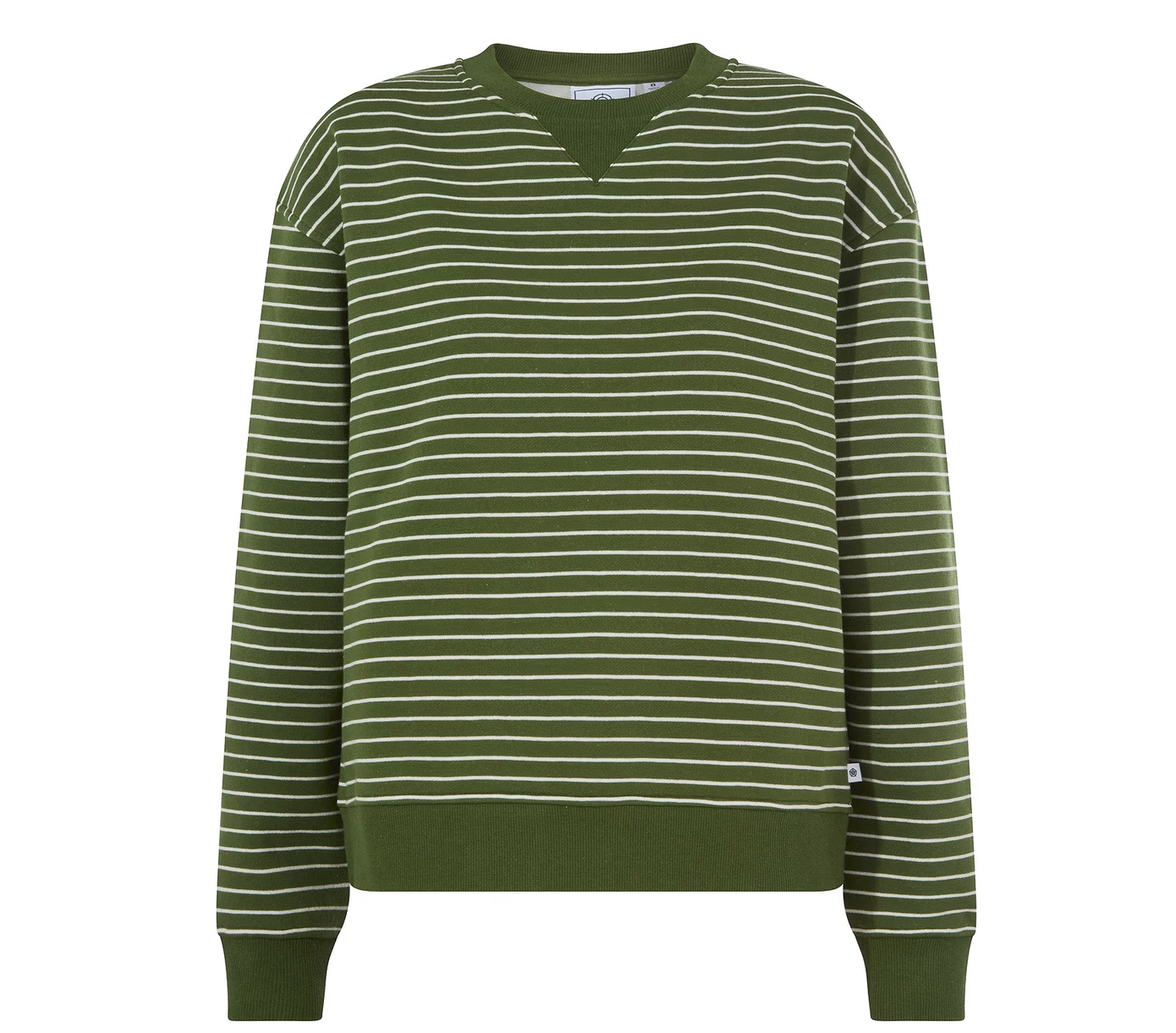 Tog24 Joyce Womens Supersoft Crew Neck Striped Sweatshirt